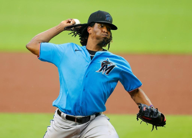 Miami pitcher Jose Urena 