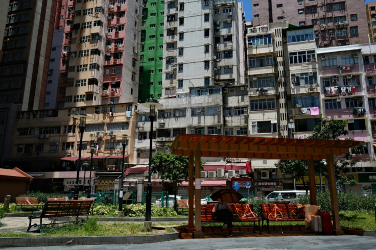 A man in a park in HK