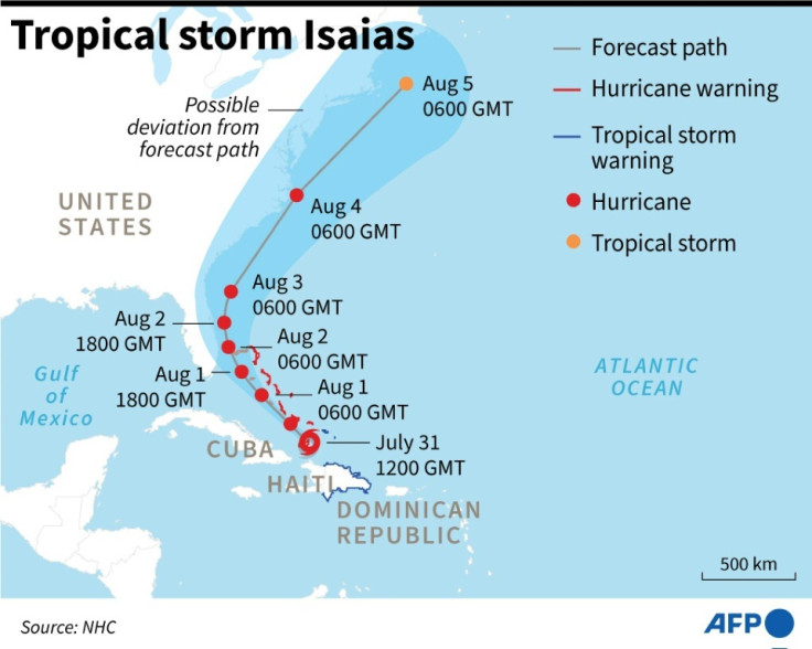 Tropical Storm Isaias