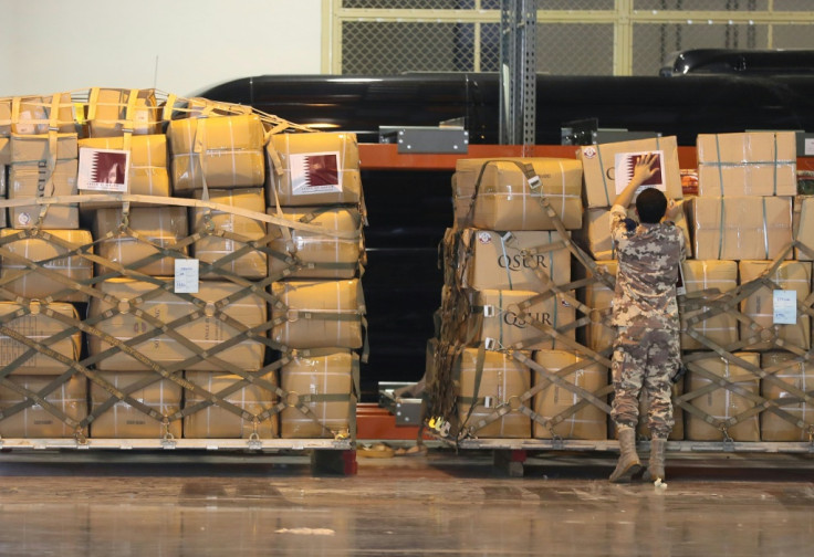 Emergency aid lands in Lebanon