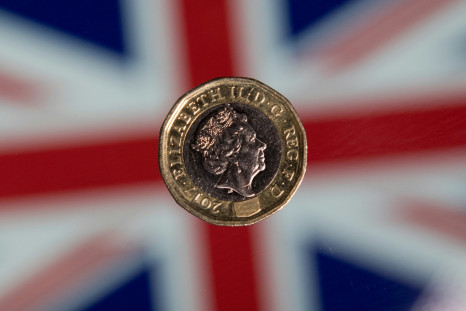 The British pound shot up on Thursday