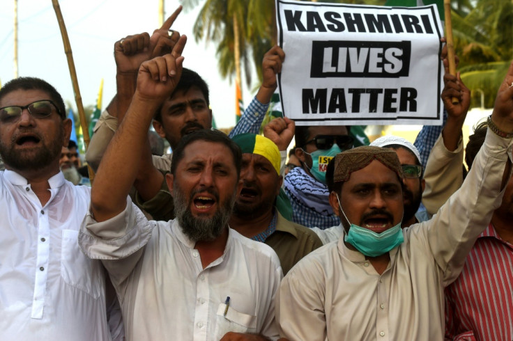 Protesters in Karachi