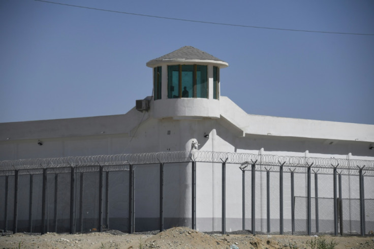 A watchtower on a high-security facility