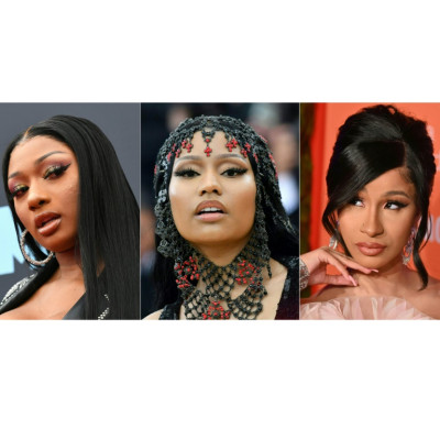 Megan Thee Stallion,Nicki Minaj and Cardi B