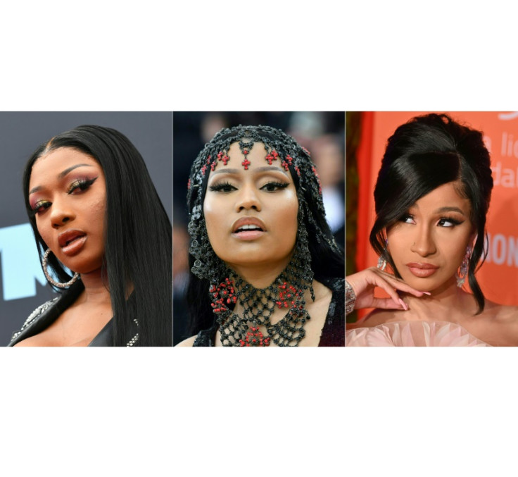 Megan Thee Stallion,Nicki Minaj and Cardi B