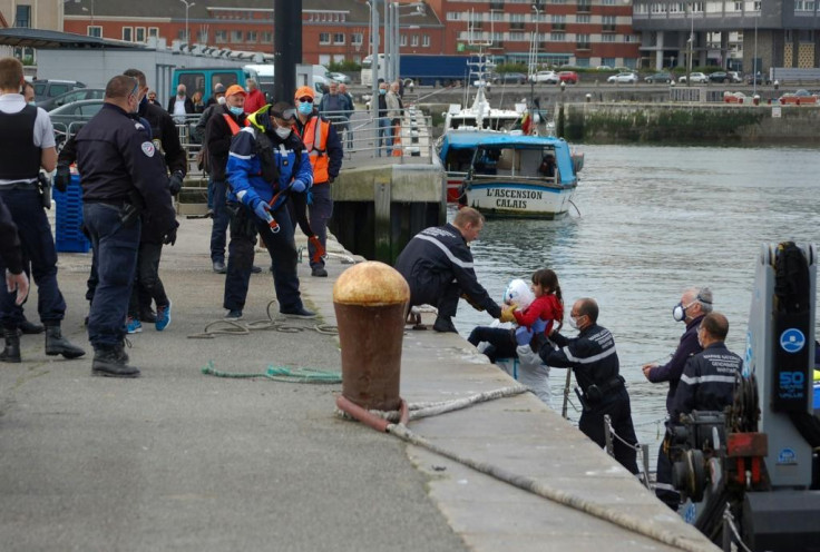 Migrants from the English Channel