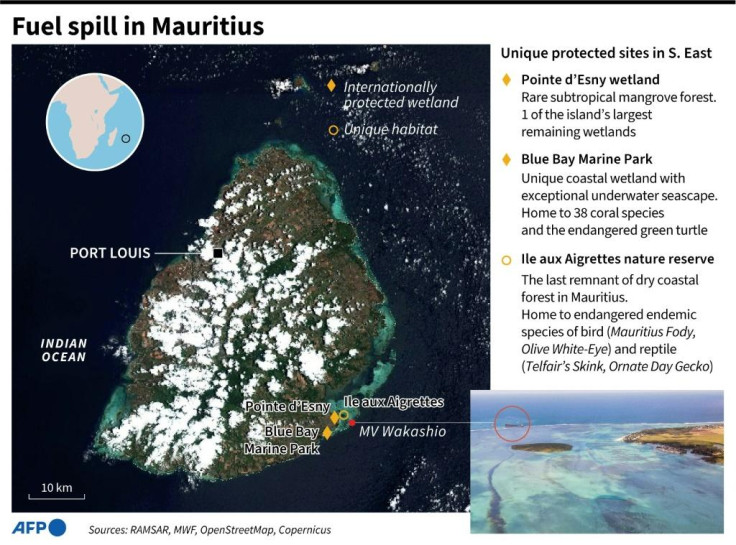 Mauritius Oil spill