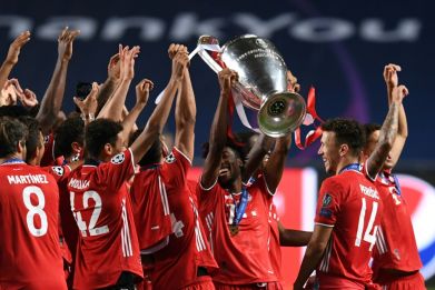 Bayern Munich wins the Champions League 