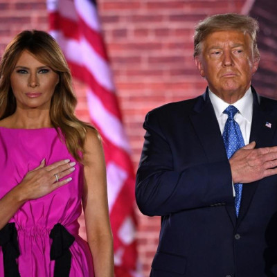 President donald Trump and Melania Trump