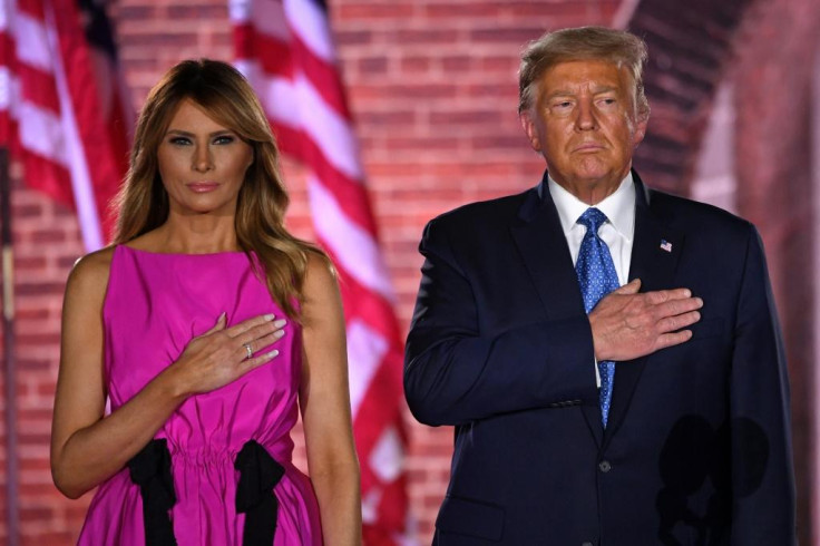 President donald Trump and Melania Trump