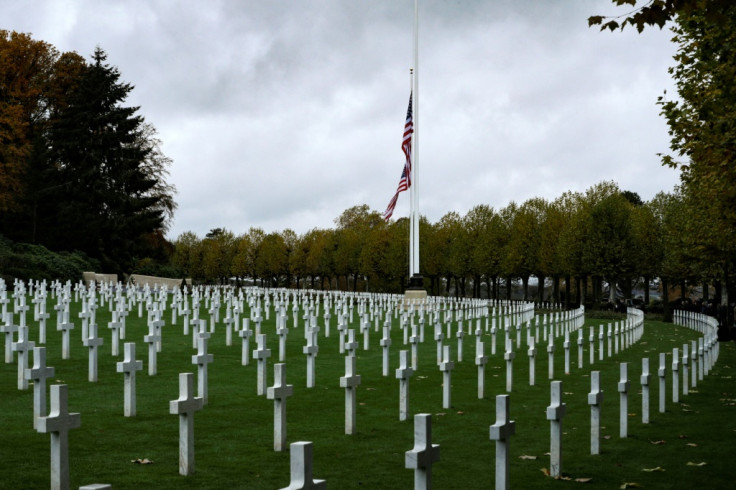 Tombs at the Aisne-Marne American Cemetery