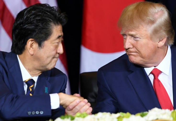 Shinzo Abe and Donald Trump