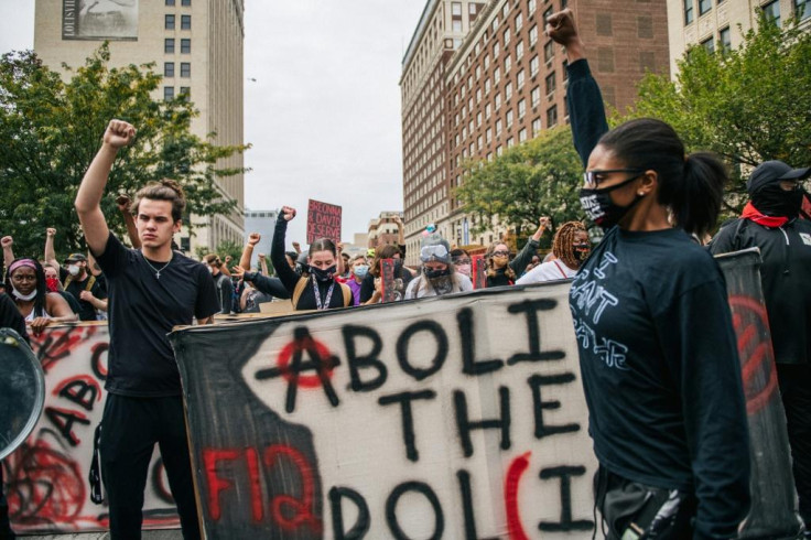 Louisville demonstrators