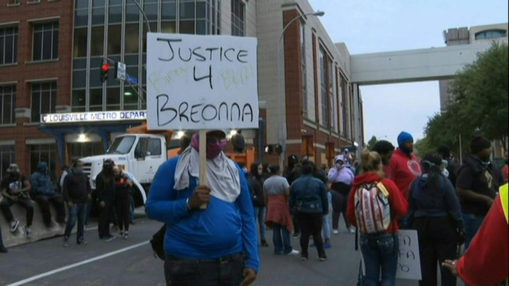 Louisville demonstrators