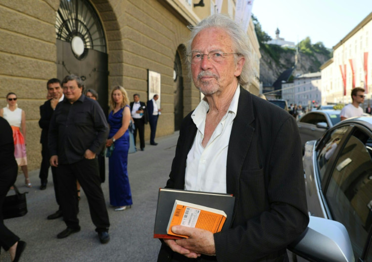 Austrian novelist Peter Handke