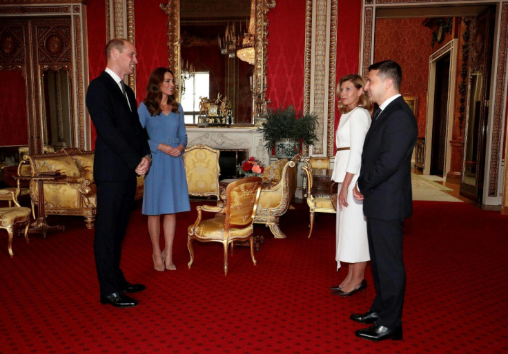 Prince William, Kate Middleton and Volodymyr Zelensky