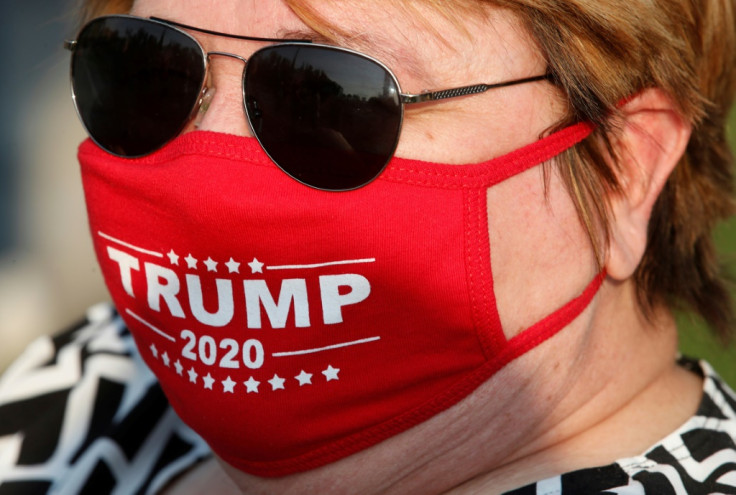 A Trump supporter A Trump supporter