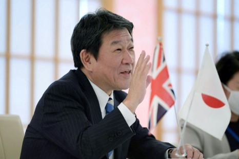 Japan's Foreign Minister Toshimitsu Motegi