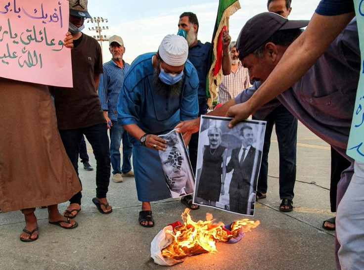 Demonstrations against France