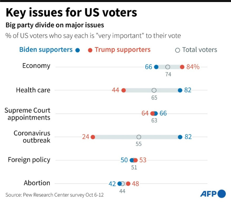 Key issues for US voters