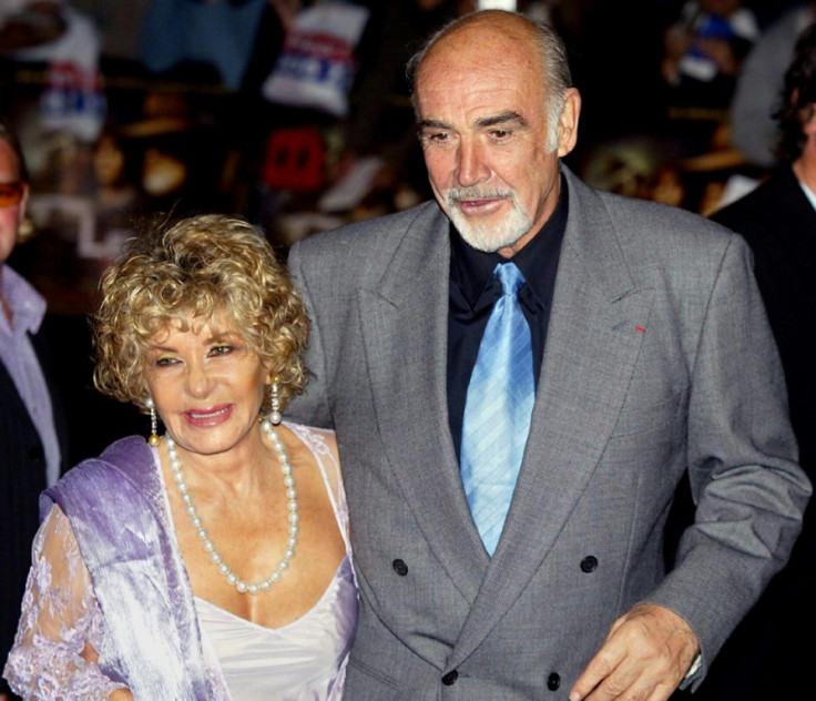 Sean Connery and his wife Micheline Roquebrune