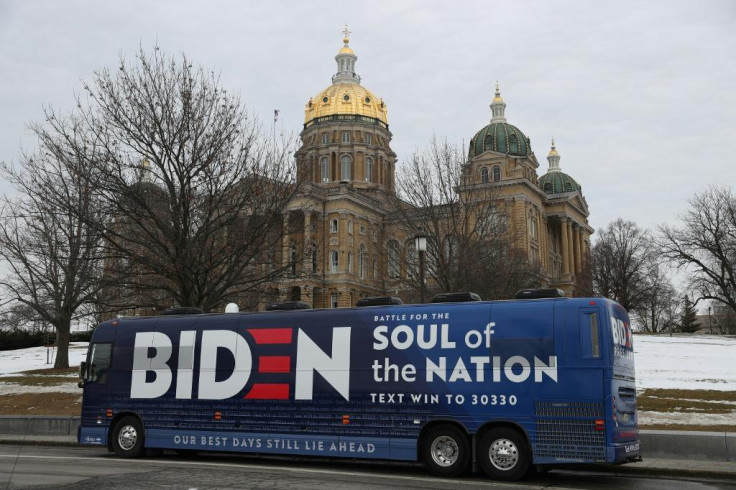 Biden campaign bus