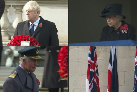 British politicians, royal family honour war dead