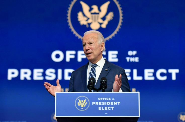 US President-elect Joe Biden