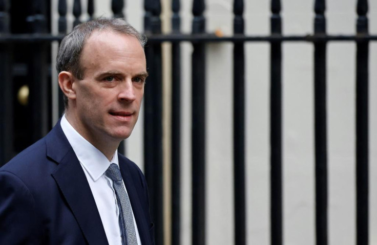 Britain's Foreign Secretary Dominic Raab 