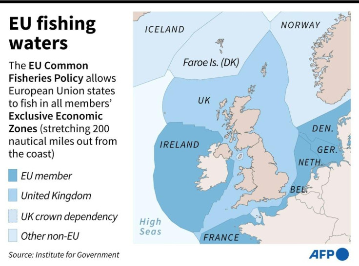 Exclusive economic zones around UK