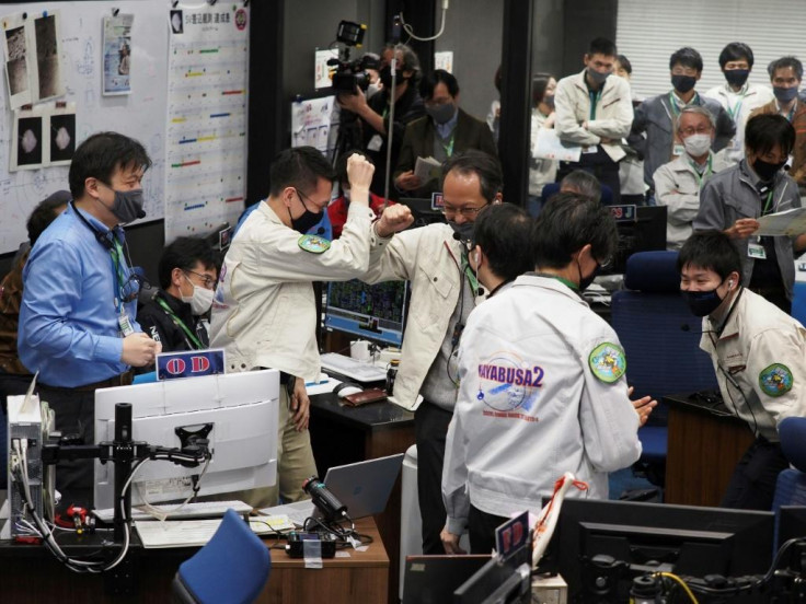 Officials from Japan's space agency