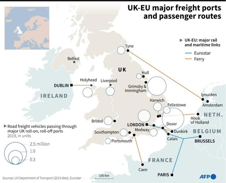 Brexit trade routes