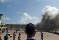 Yemen airport blast