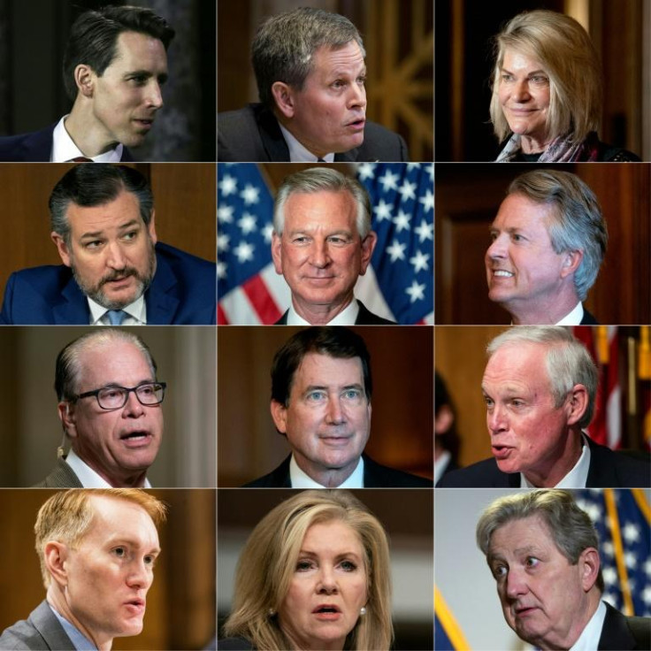 Twelve Republican senators
