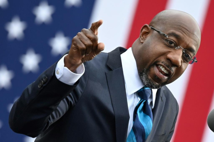 Democratic Senate candidate Raphael Warnock 