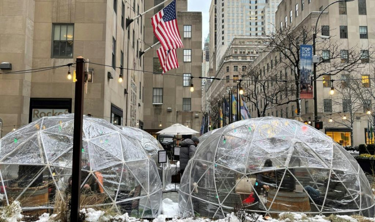 Igloo dining in New York