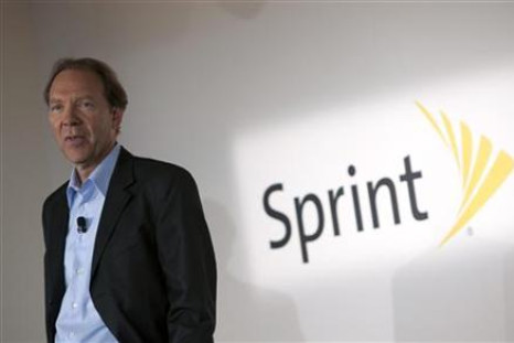 Sprint CEO, Dan Hesse, speaks at a product launch in New York