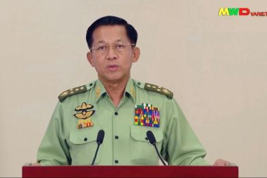 Myanmar military chief General Min Aung Hlaing 