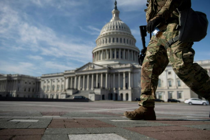 National guard at US Capitol