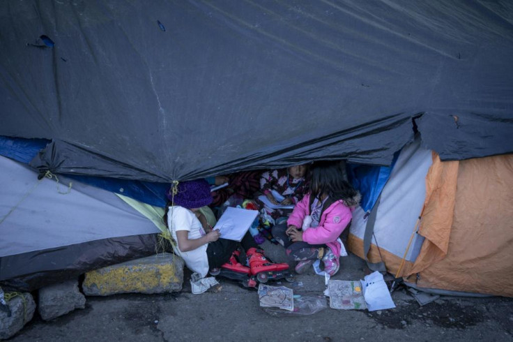 Mexico migrant camp