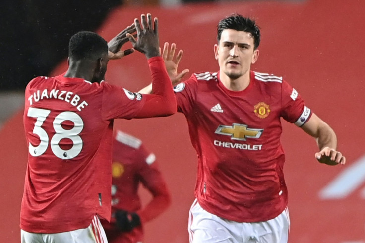 Harry Maguire and Anthony Martial