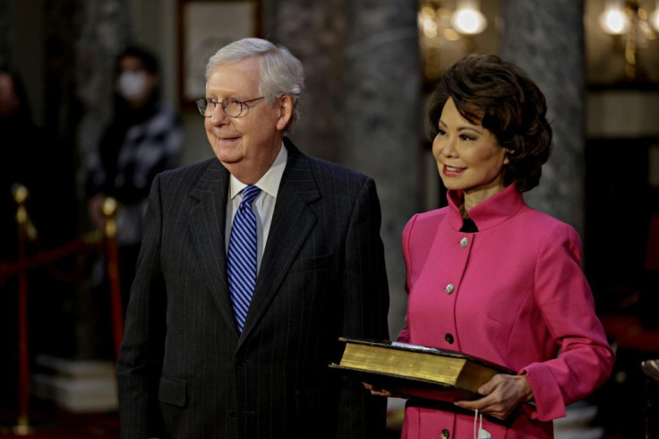 Mitch McConnell and Elaine Chao