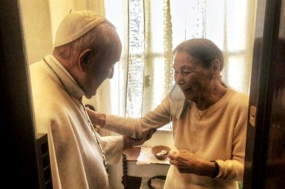 Pope Francis and Edith Bruck
