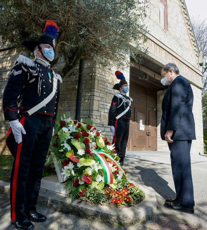 Italy's Prime Minister Mario Draghi