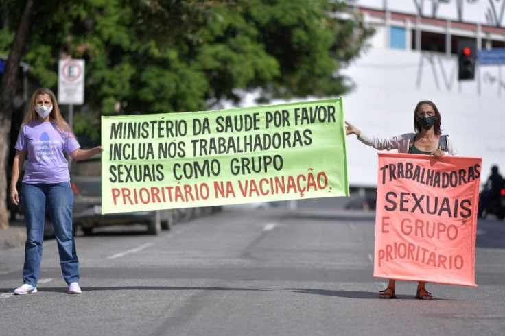 Sex workers on strike in Brazil