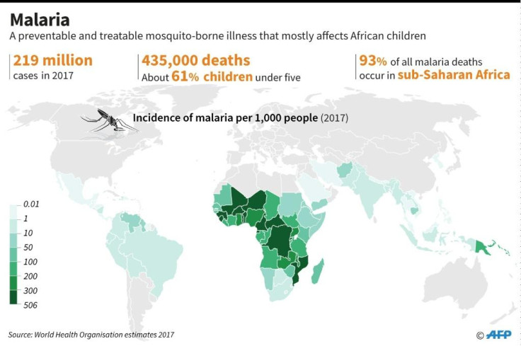 Malaria cases worldwide