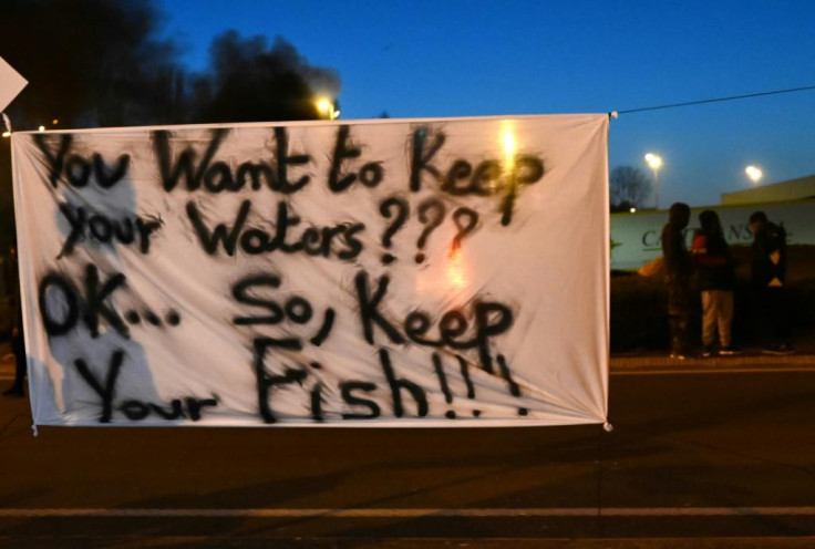 French fishermen protest