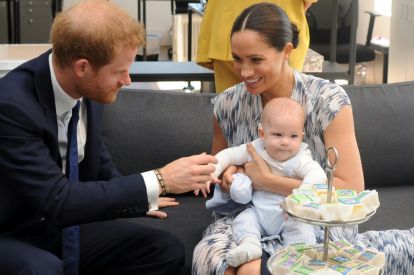 Prince Harry, Archie, and Meghan Markle