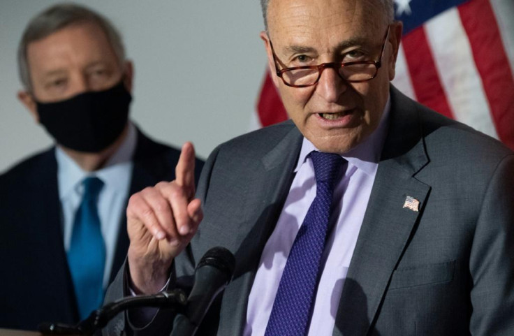 US Senate Majority Leader Chuck Schumer
