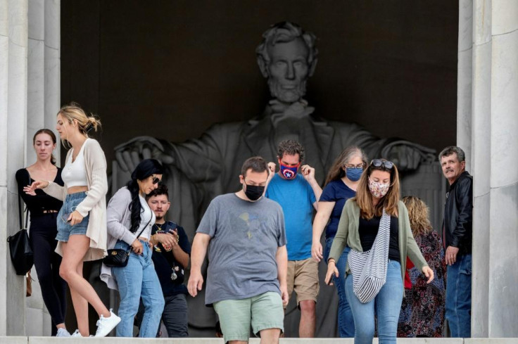 Tourists in Washington DC